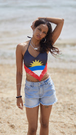 Load image into Gallery viewer, Antigua Flag Halter Top
