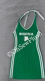 Load image into Gallery viewer, Nigeria Halter Dress
