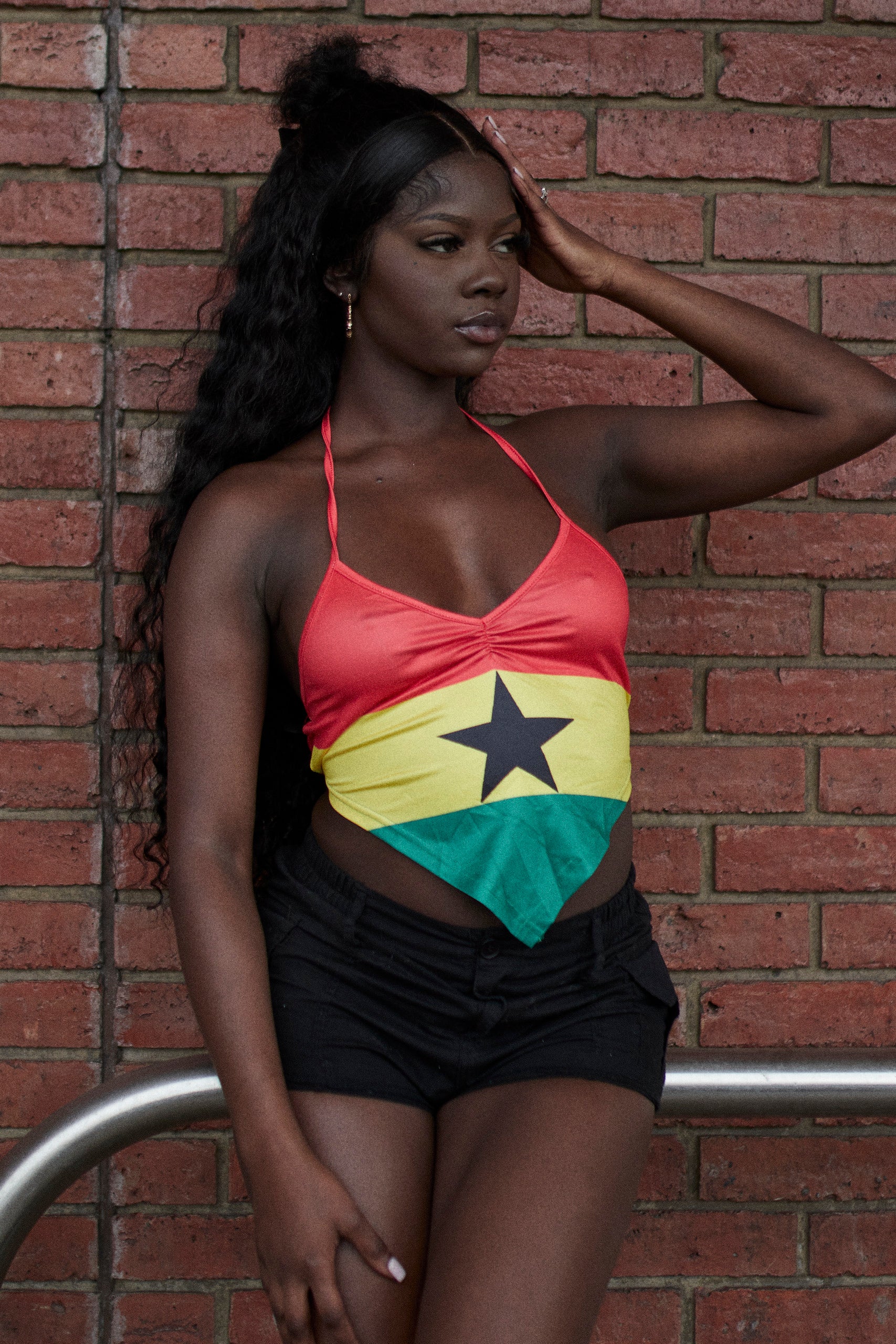 Ghana Flag Halter top