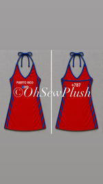 Load image into Gallery viewer, Puerto Rico Halter Dress
