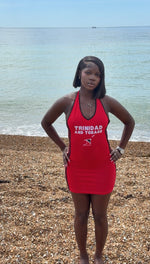 Load image into Gallery viewer, Trinidad &amp; Tobago Halter Dress
