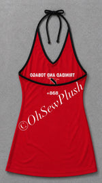 Load image into Gallery viewer, Trinidad &amp; Tobago Halter Dress
