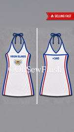 Load image into Gallery viewer, Virgin Islands Halter Dress
