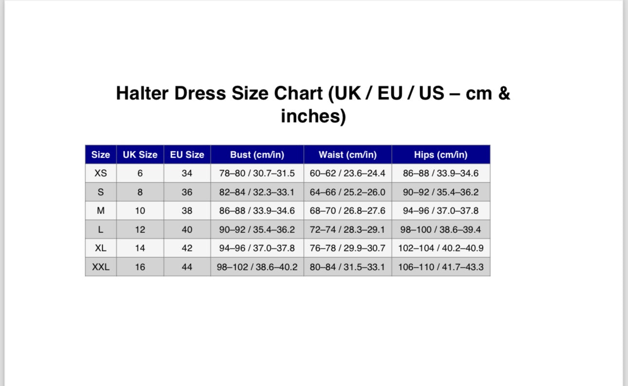 Grenada Halter Dress
