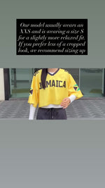 Load and play video in Gallery viewer, St Lucia Cropped Jersey
